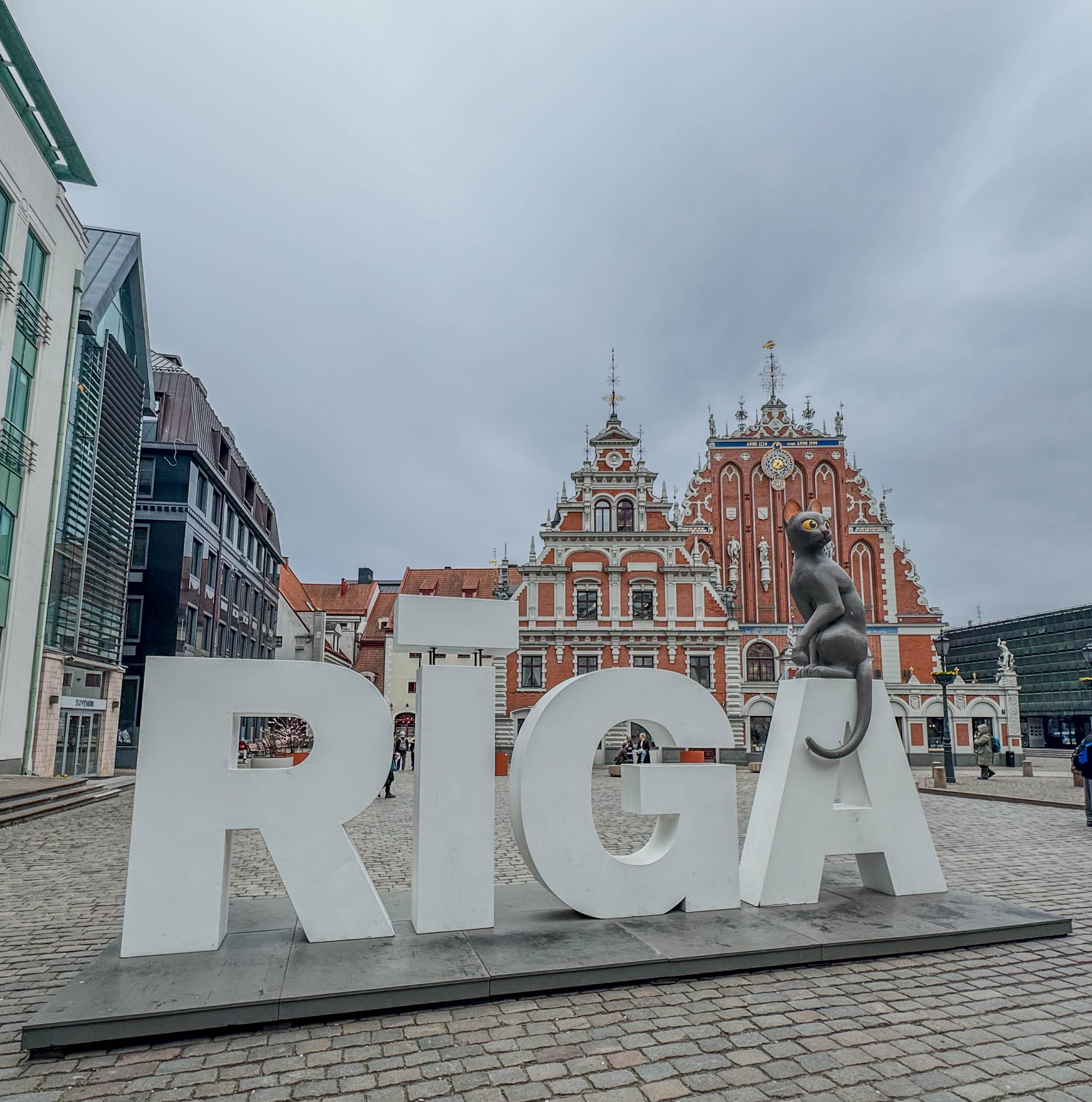 Billede af udsigt over Riga i Letland