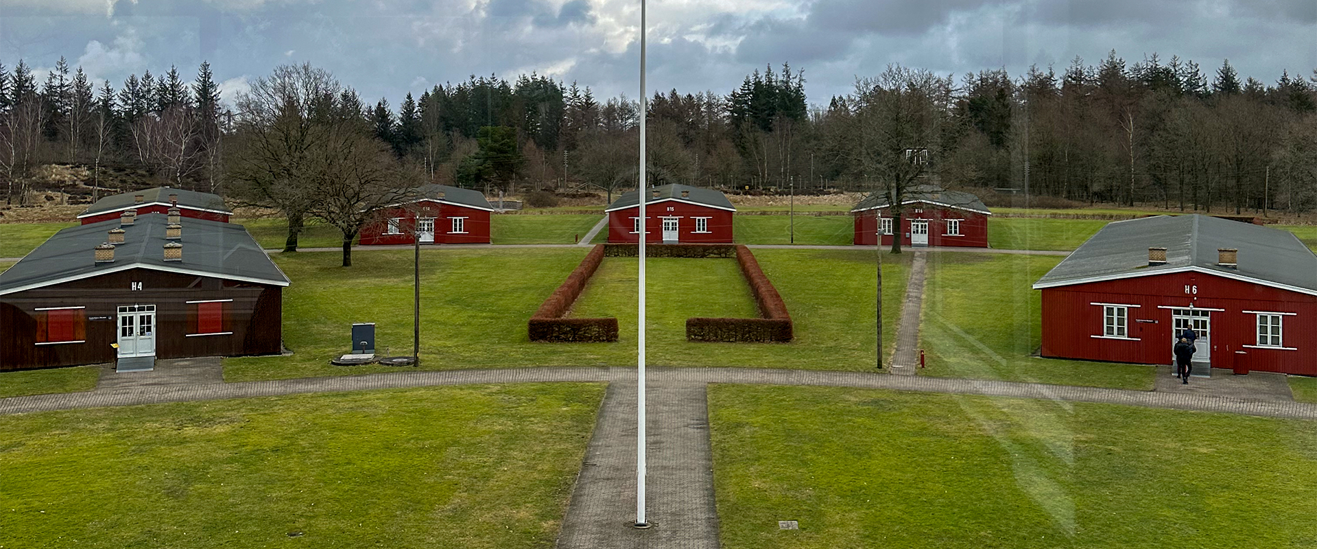 Billede fra Frøslevlejren i Danmark