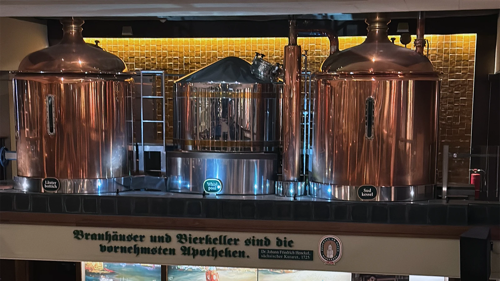 Kobberkedler hos Blockbräu i Hamborg