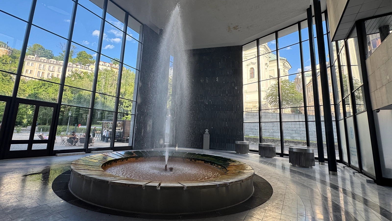 Billede af Hot Spring Colonnade i Karlovy Vary.