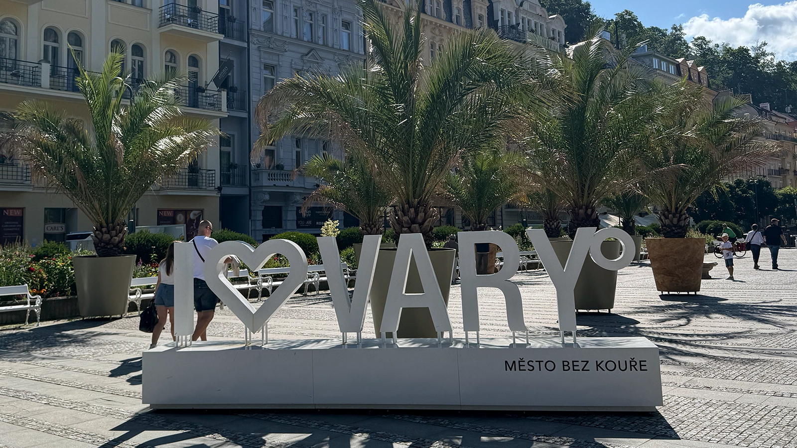 Billede med stemning fra Karlovy Vary.