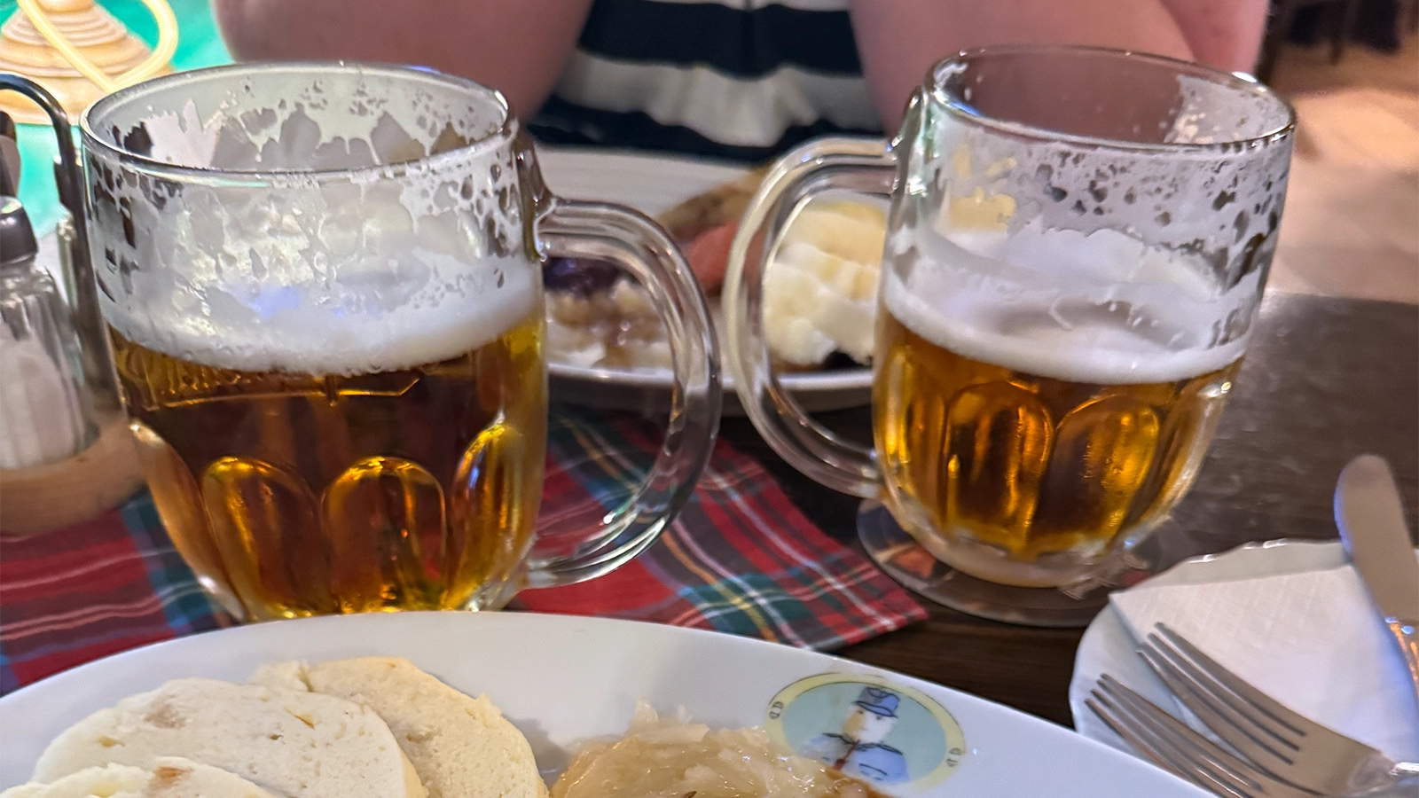 Billede af Pilsner Urquell i Karlovy Vary.