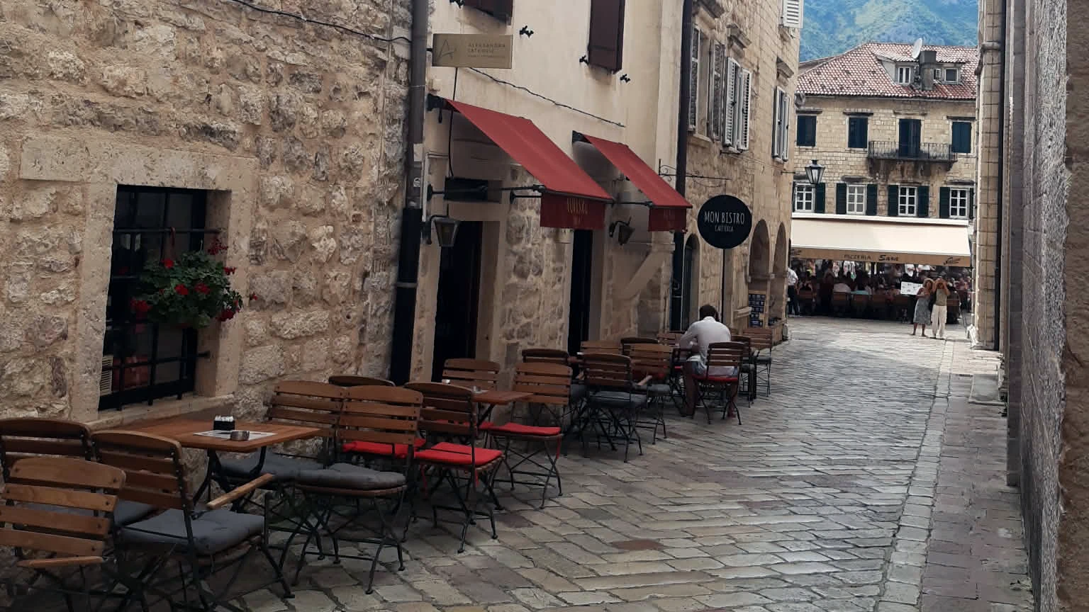 Kotor gamle bydel i Montenegro