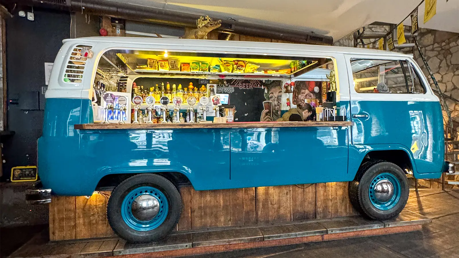 Backpacker-bar i Riga.