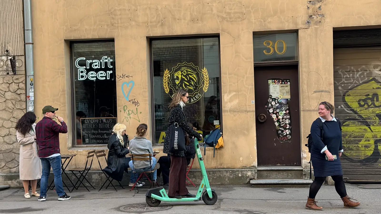 Craft beer-baren Lauvas Alus i Riga.