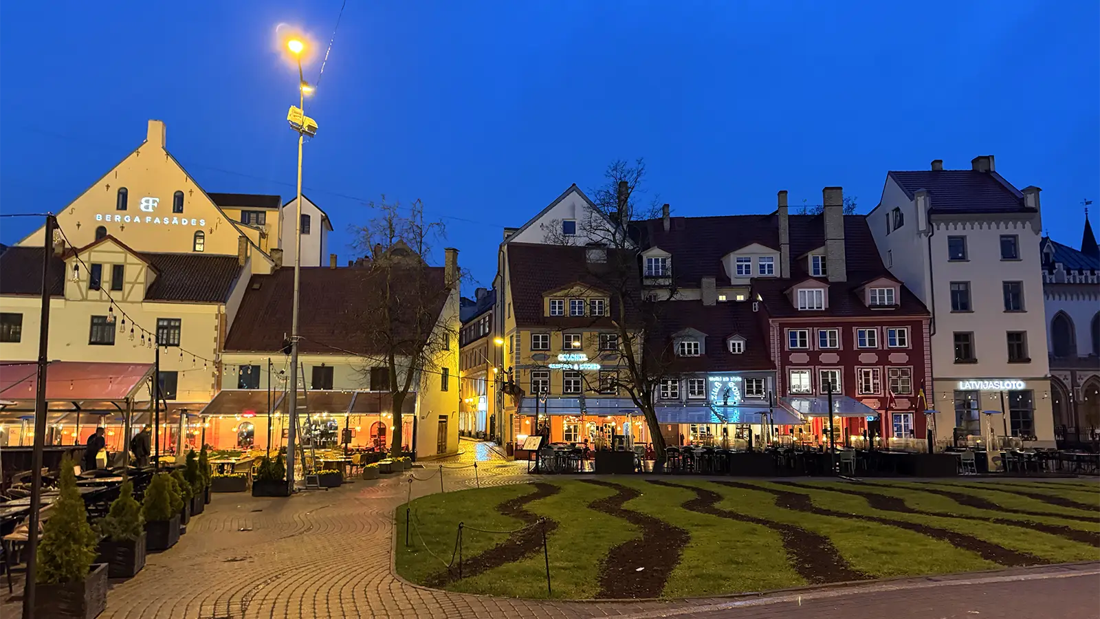 Billede fra den gamle bydel i Riga.